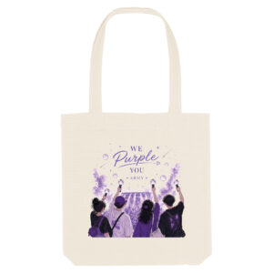 tote bag we purple you army