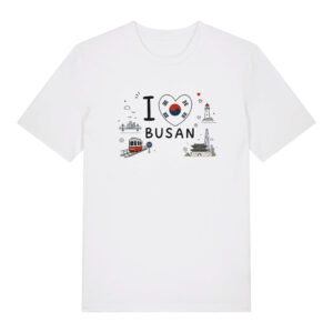 tshirt i love busan monument