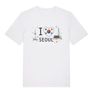 tshirt i love seoul monument