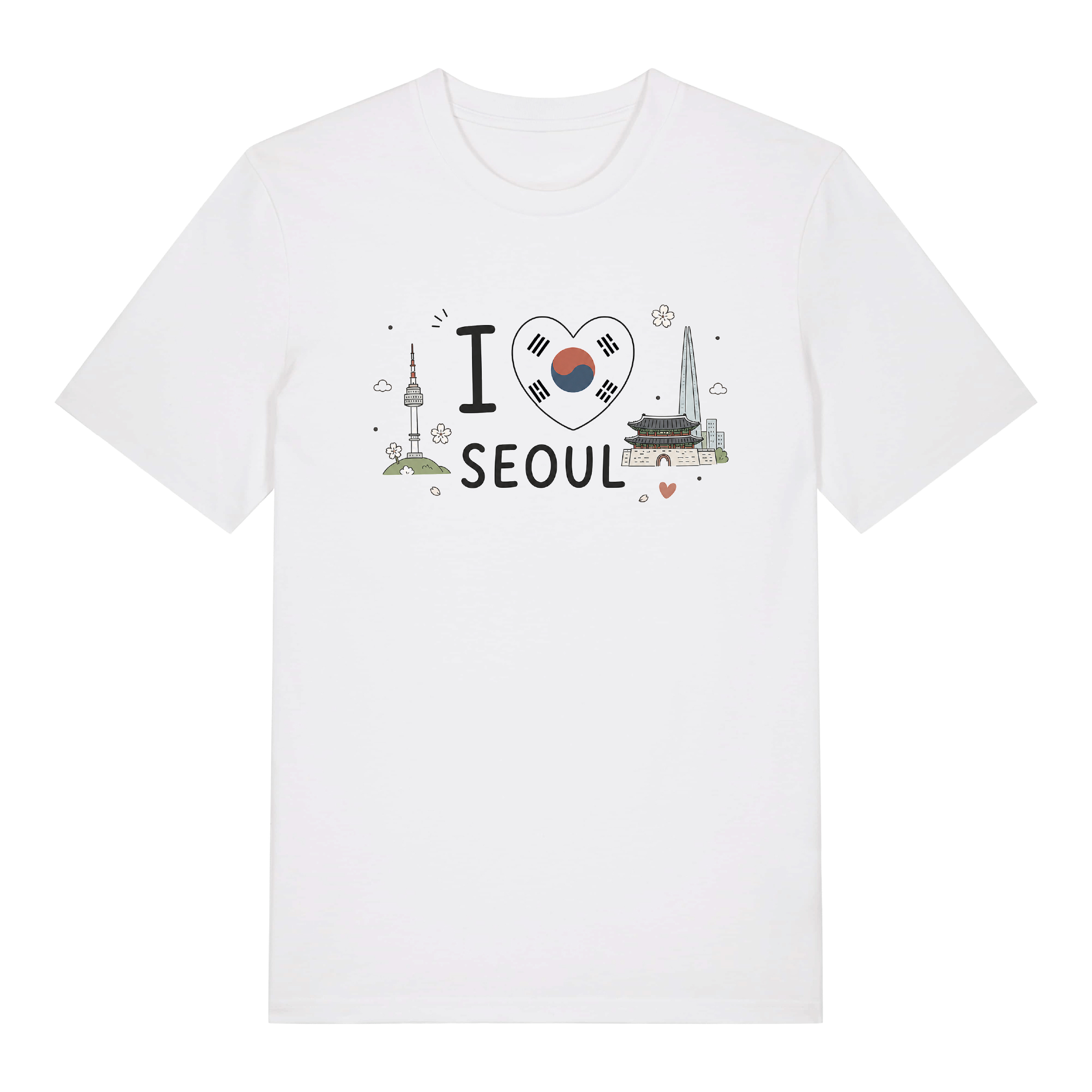 tshirt i love seoul monument