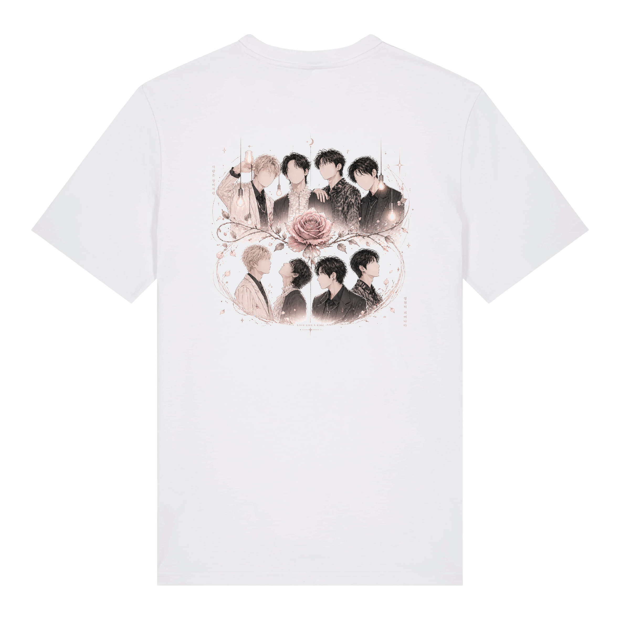 tshirt love like a rose