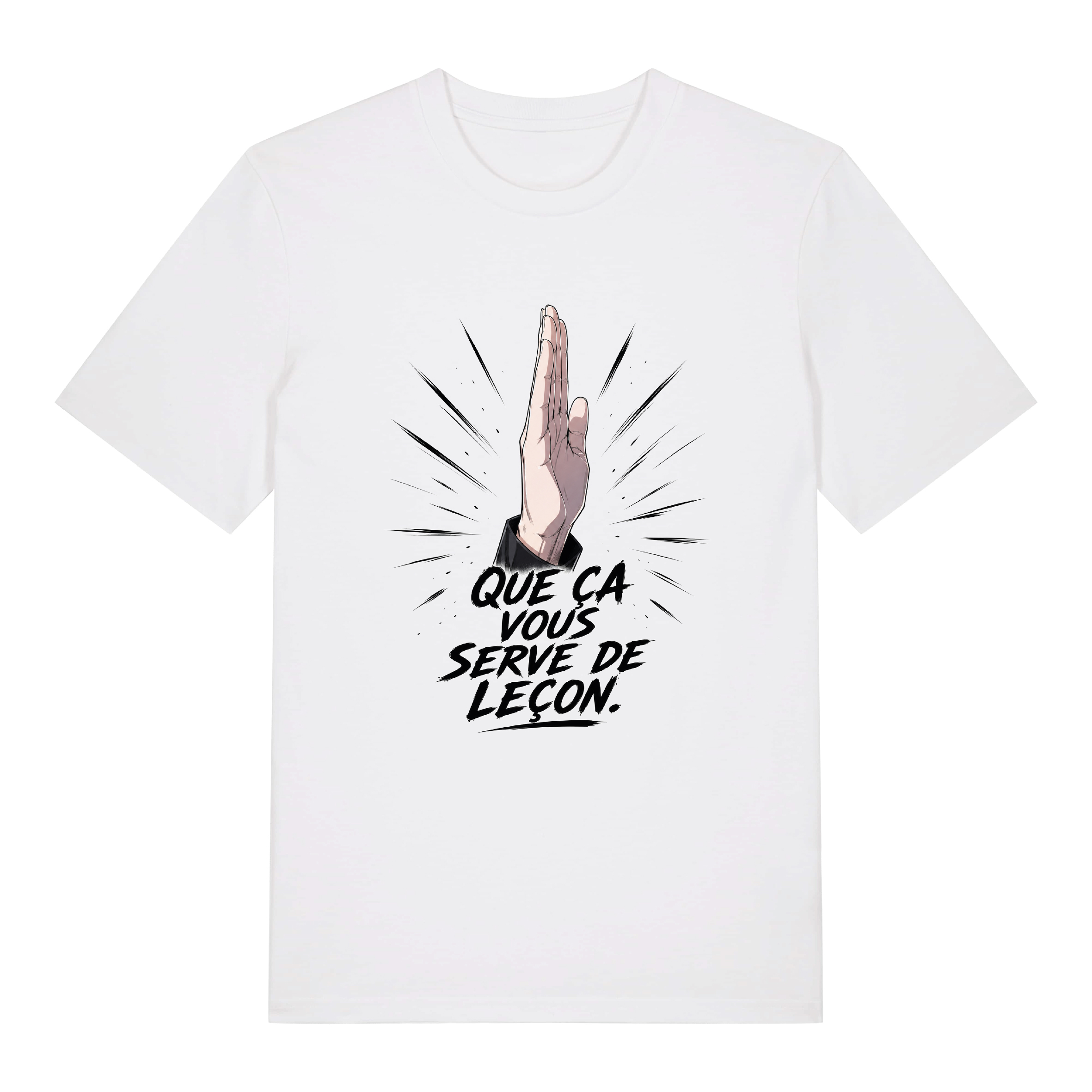 tshirt que ca vous serve de leçon