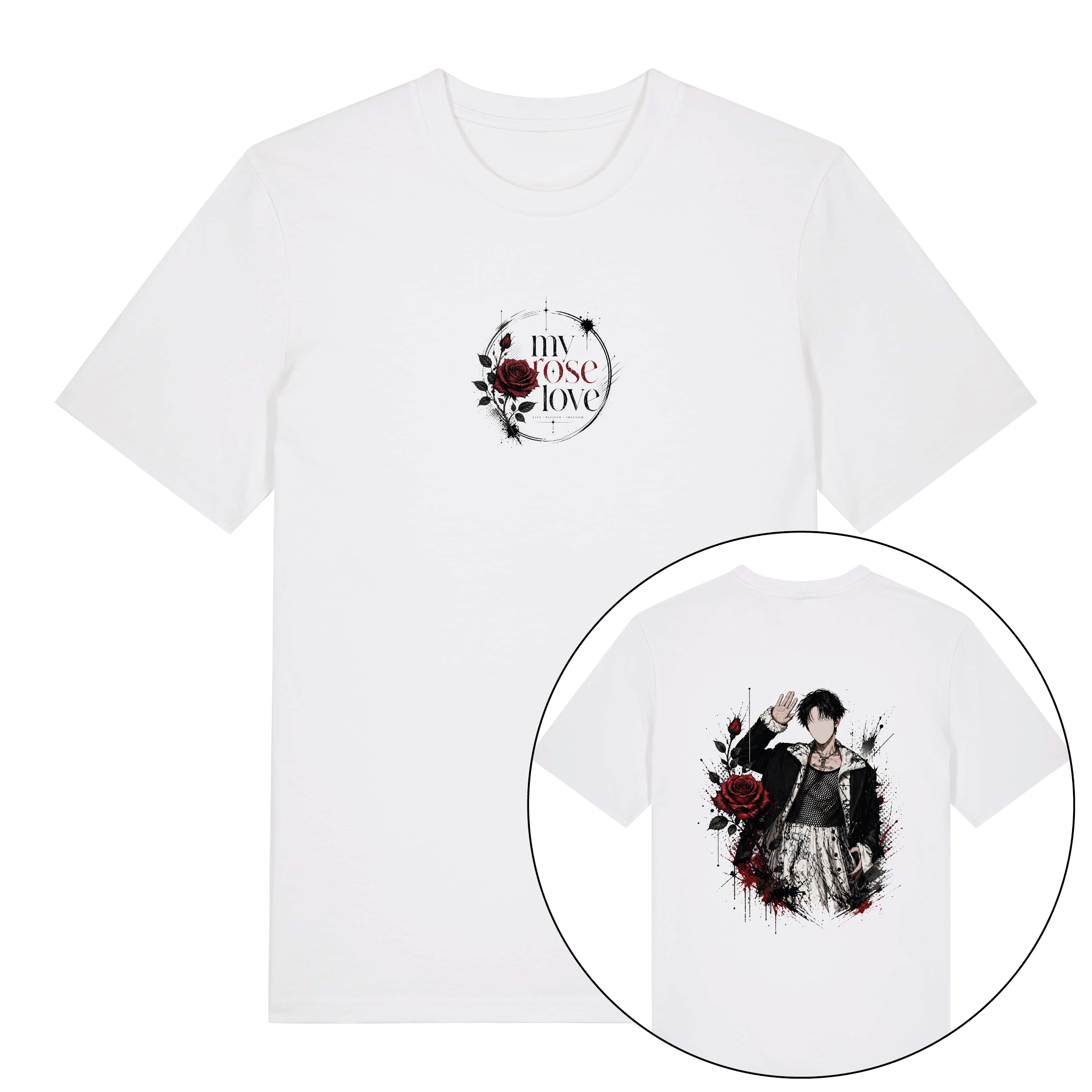 tshirt rose passion my rose love collection